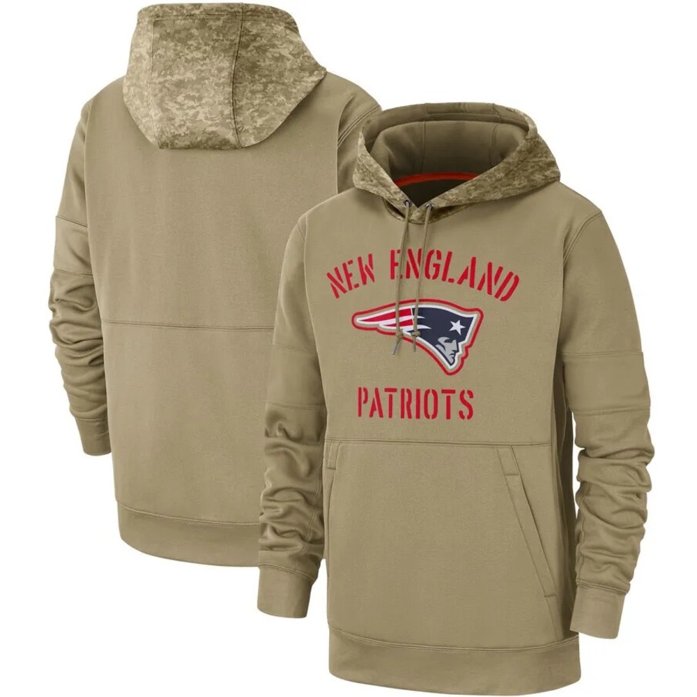 Nike NE Patriots 2019 Salute to Service Therma Hoodie